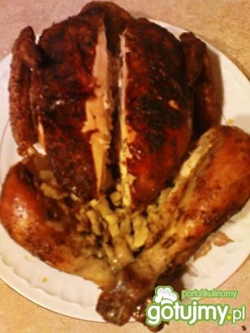 Kurczak nadziewany pieczarkami