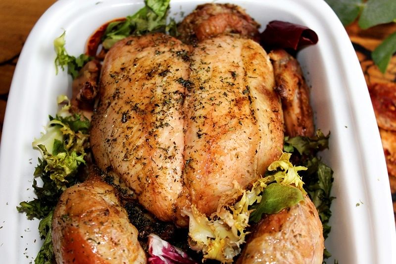 Kurczak pieczony na soli Kurczak pieczony na soli