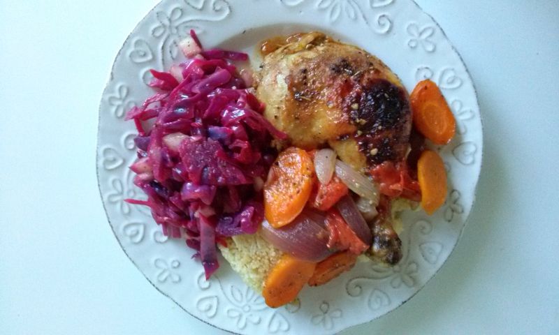 Kurczak pieczony w warzywach