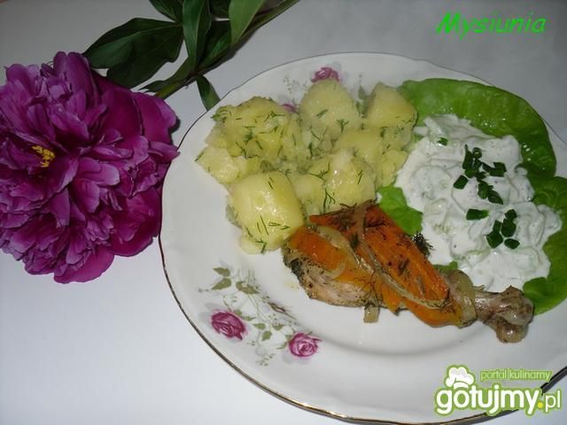 Kurczak pieczony w warzywach Kurczak pieczony w warzywach