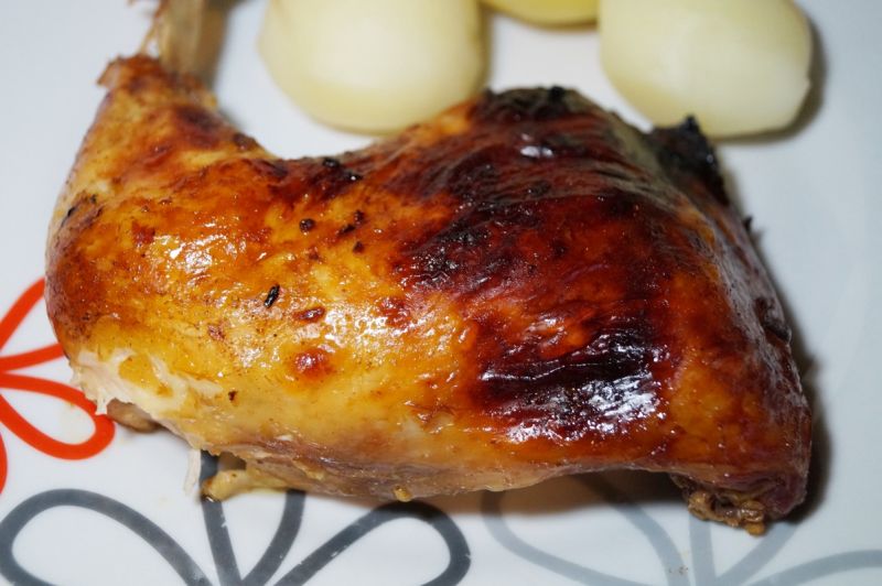 Kurczak pieczony z imbirem