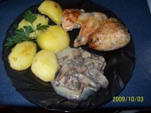 Kurczak pieczony z musztardą Kurczak pieczony z musztardą