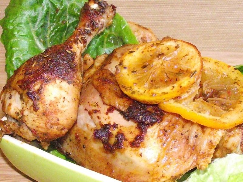 Kurczak pieczony z nutą cytryny