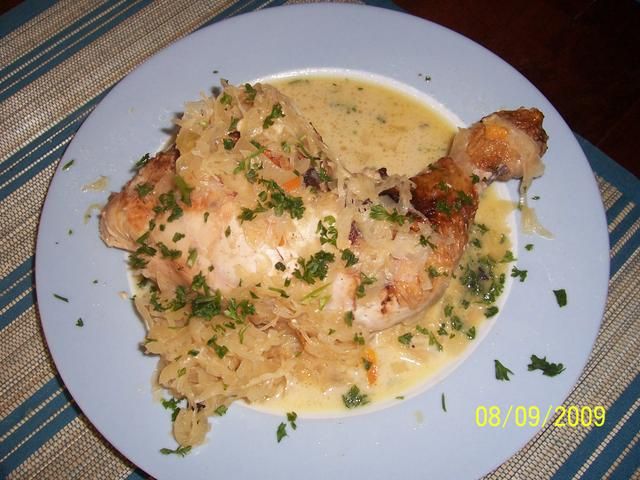 Kurczak po goralsku.