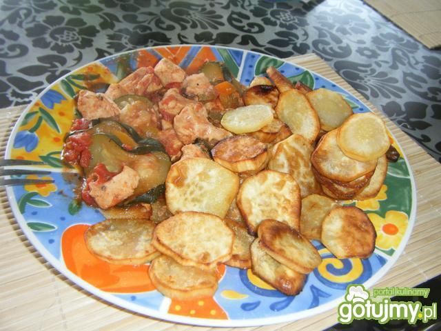 Kurczak po toskańsku z batatami