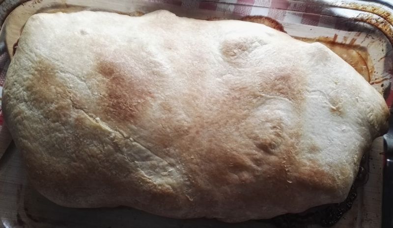 Kurczak w cieście francuskim a'la calzone Kurczak w cieście francuskim a'la calzone