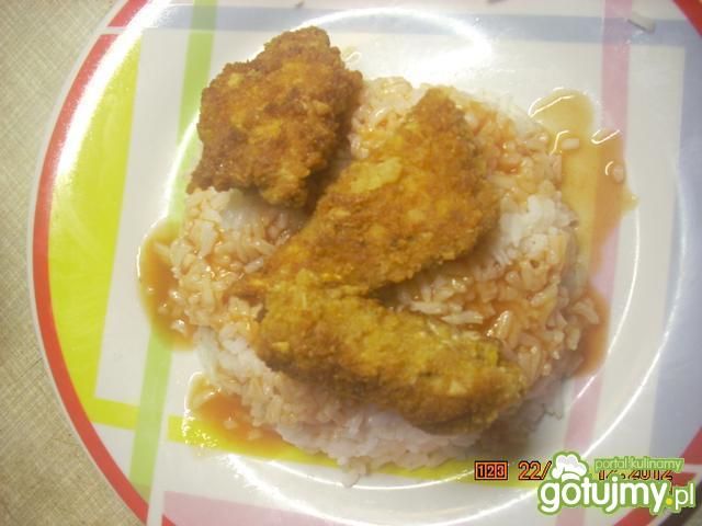 Kurczak w grubej panierce na ostro Kurczak w grubej panierce na ostro