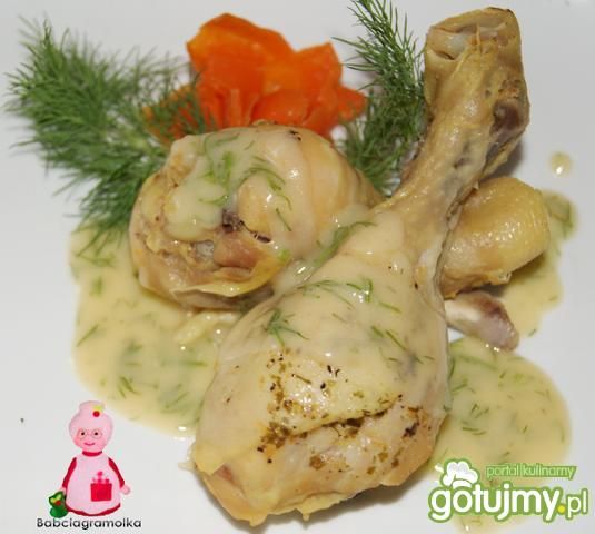 Kurczak w koperkowej potrawce :