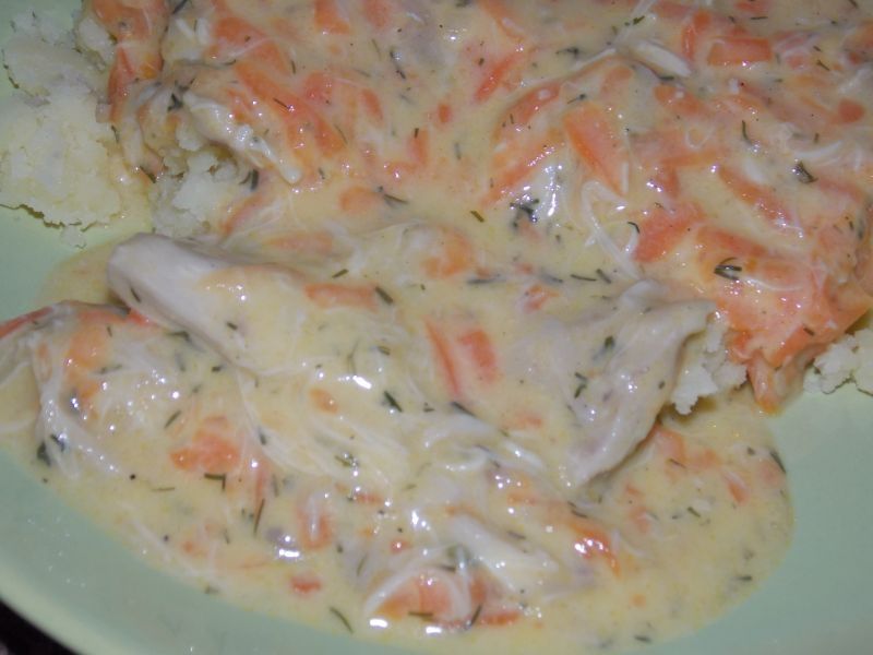 Kurczak w marchewkowym sosie Kurczak w marchewkowym sosie