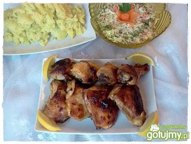 Kurczak w marynacie cytrynowo-miodowej