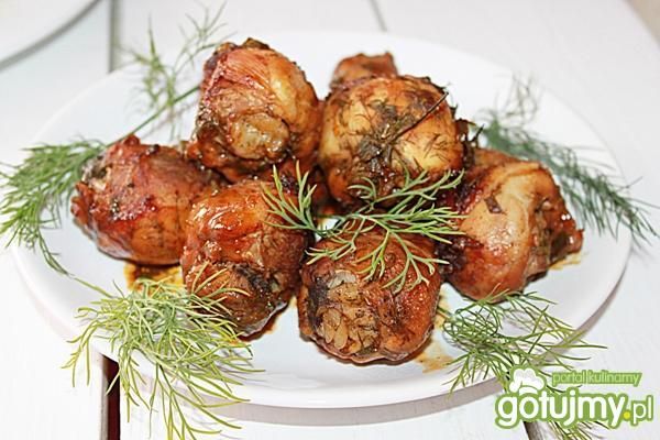 Kurczak w marynacie czosnkowo szczypiork Kurczak w marynacie czosnkowo szczypiork