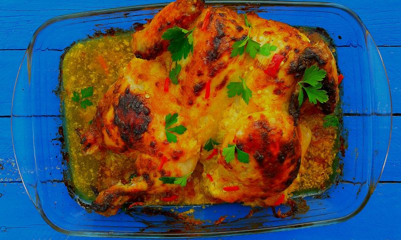 Kurczak w marynacie majonezowo-brzoskwiniowej