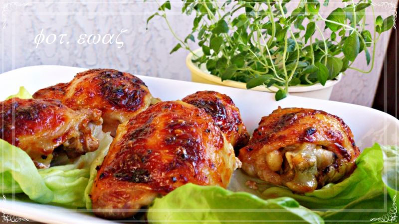 Kurczak w marynacie z majonezu i ketchupu