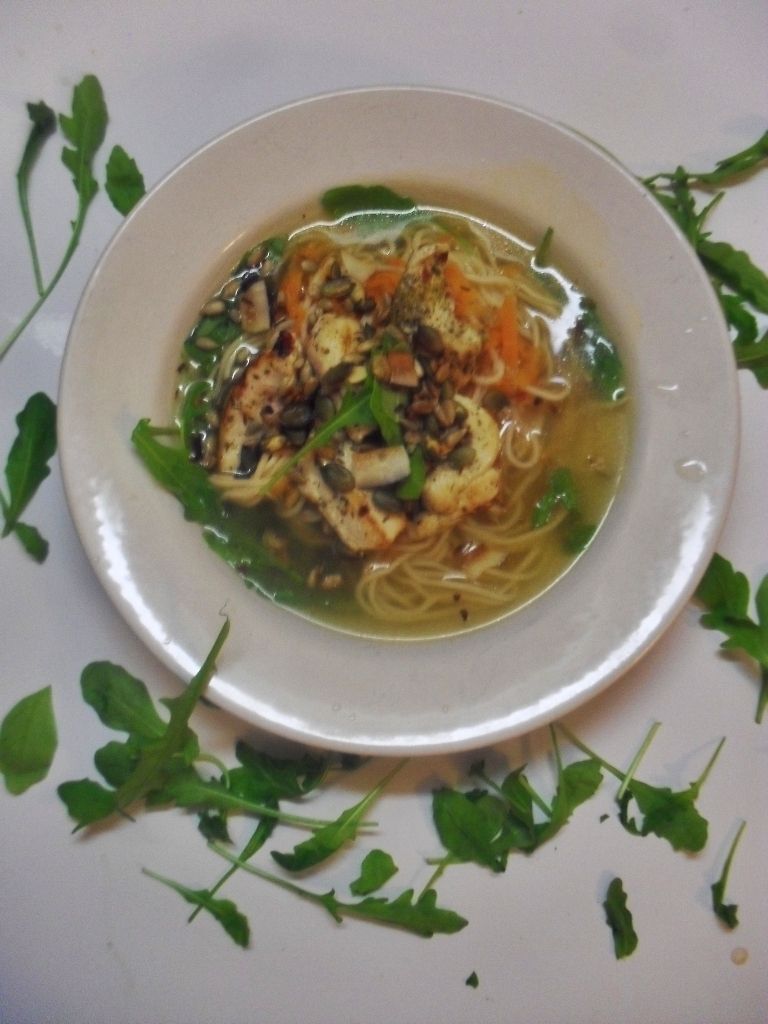 Kurczak w orientalnym bulionie