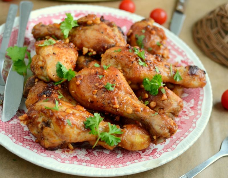 Kurczak w orzechowej glazurze  Kurczak w orzechowej glazurze