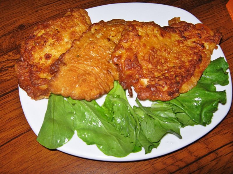 Kurczak w panierce keczupowo- majonezowo- musztard