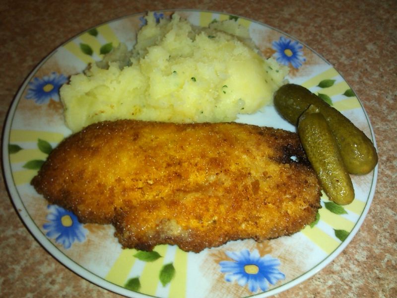 Kurczak w panierce z ketchupem 