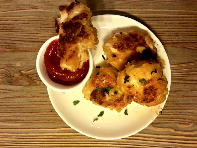 Kurczak w panierce z krakersów