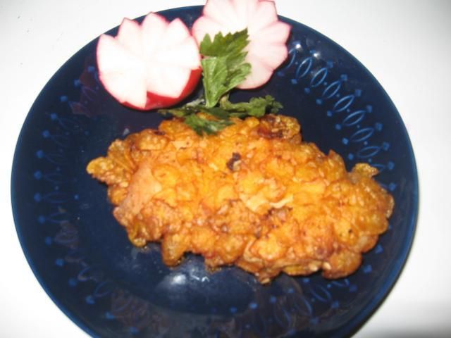 kurczak w płatkach kukurydzianych