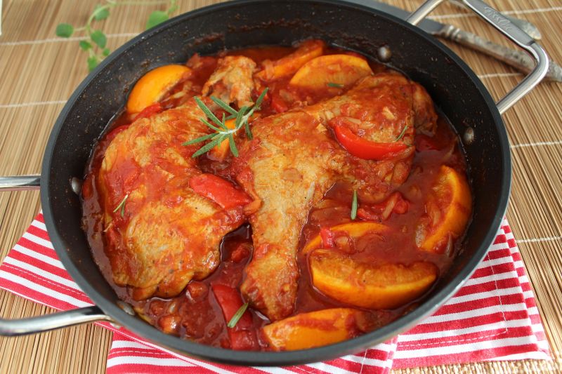 Kurczak w pomarańczach po hiszpańsku Kurczak w pomarańczach po hiszpańsku