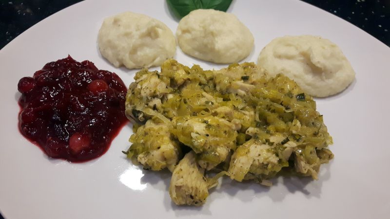 Kurczak w porach Kurczak w porach