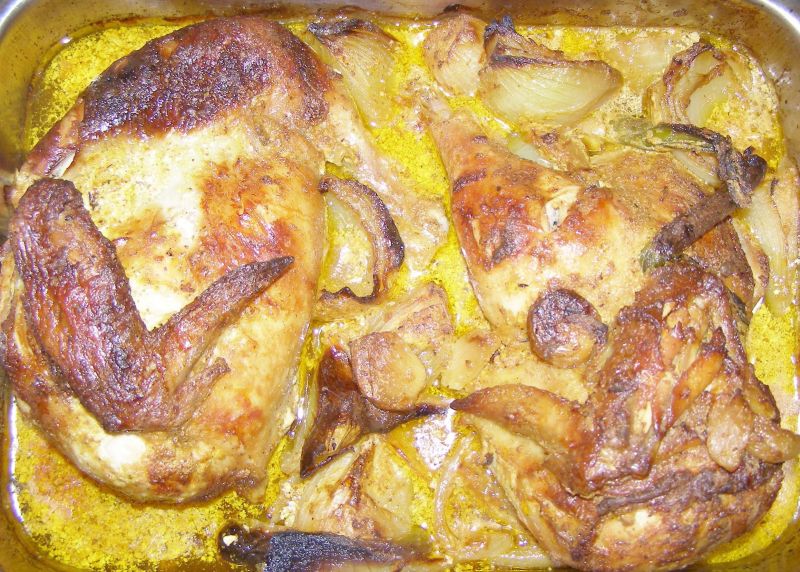 Kurczak w rękawie pieczony w jogurcie