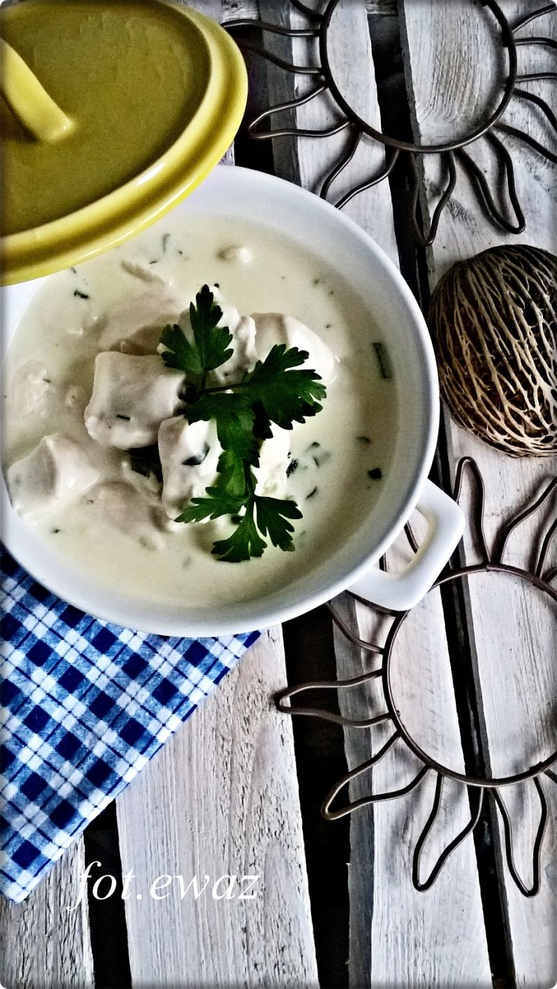 Kurczak w sosie 3 sery