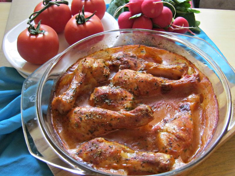 Kurczak w sosie bolońskim 