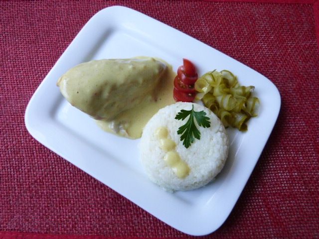 Kurczak w sosie curry