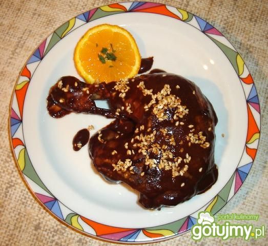 Kurczak w sosie czekoladowym Kurczak w sosie czekoladowym