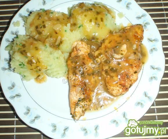 Kurczak w sosie jabłkowym Kurczak w sosie jabłkowym