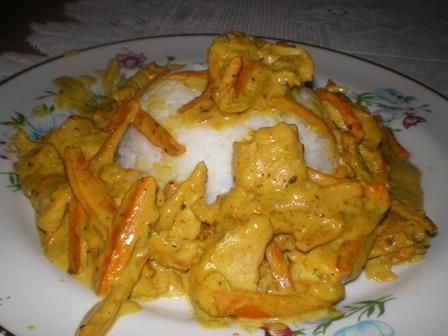 Kurczak w sosie jogurtowym