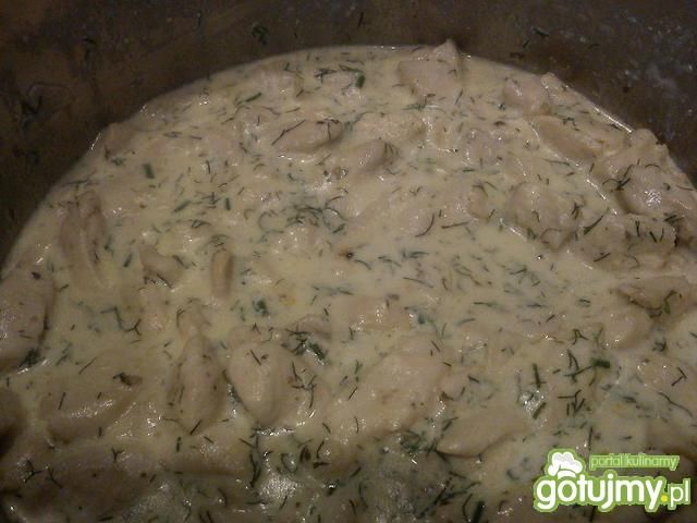 Kurczak w sosie koperkowym 2 Kurczak w sosie koperkowym 2
