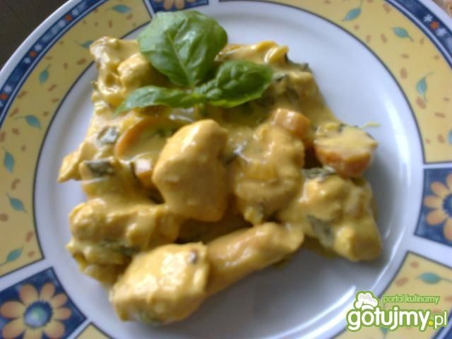 Kurczak w sosie musztardowym. Kurczak w sosie musztardowym.