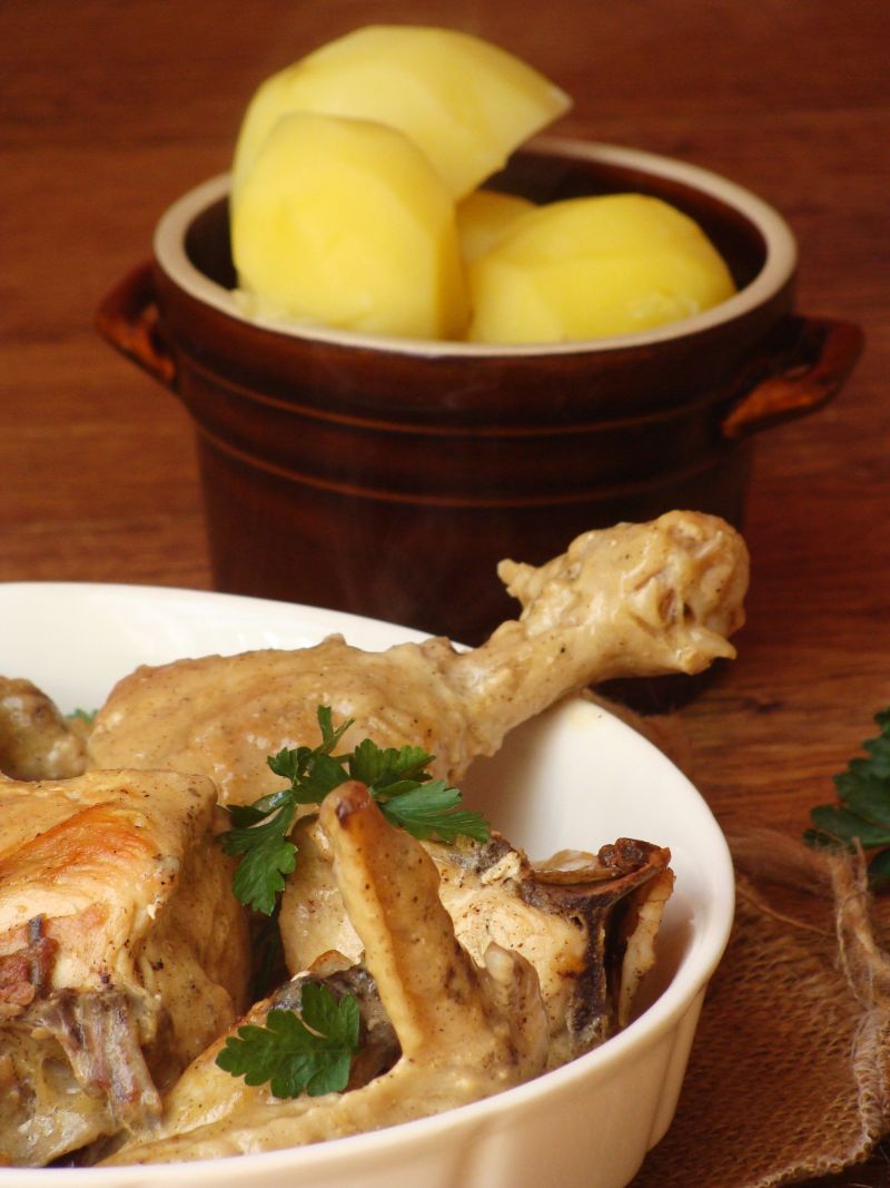 Kurczak w sosie musztardowym