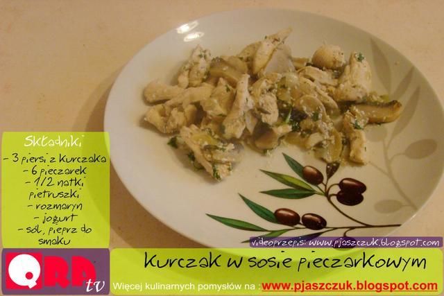 Kurczak w sosie pieczarkowym Kurczak w sosie pieczarkowym