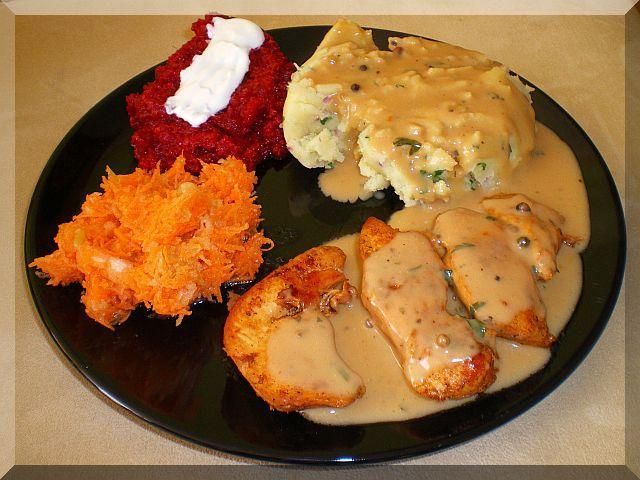 Kurczak w sosie pieprzowym  Kurczak w sosie pieprzowym