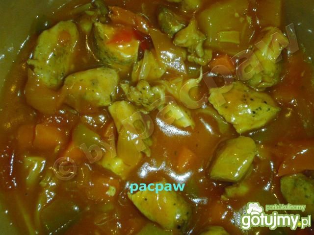 Kurczak w sosie słodkim