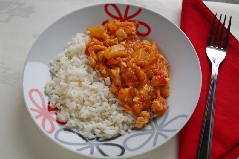 Kurczak w sosie słodko-kwaśnym