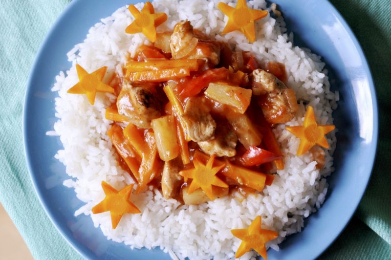 Kurczak w sosie słodko-kwaśnym