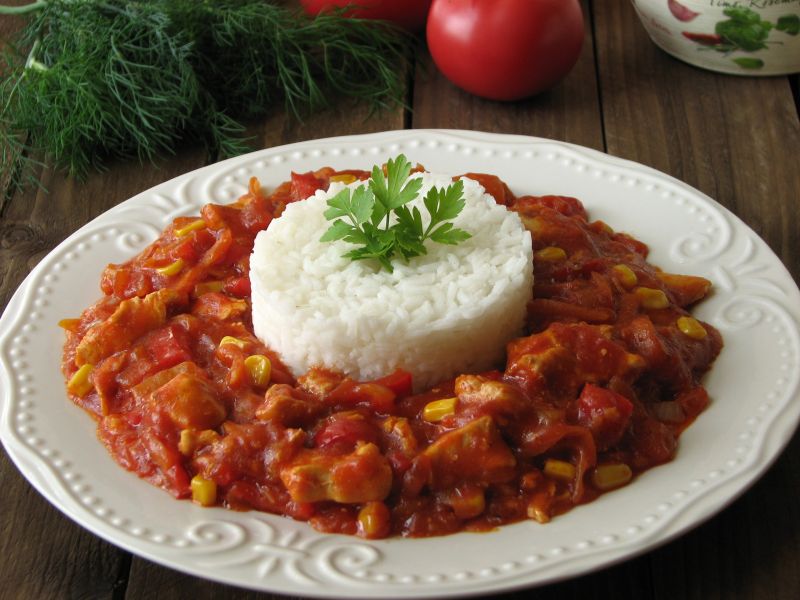 Kurczak w sosie słodko-kwaśnym Kurczak w sosie słodko-kwaśnym