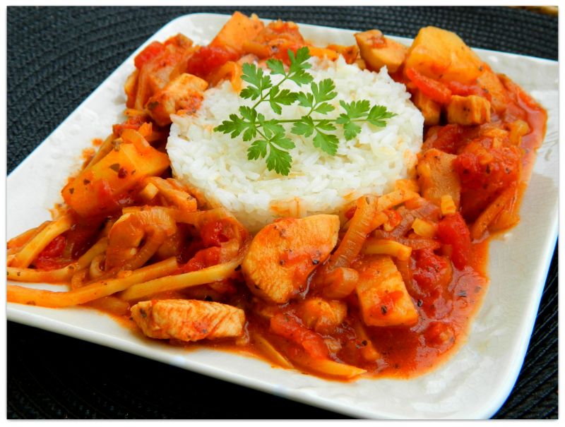 Kurczak w sosie słodko-kwaśnym