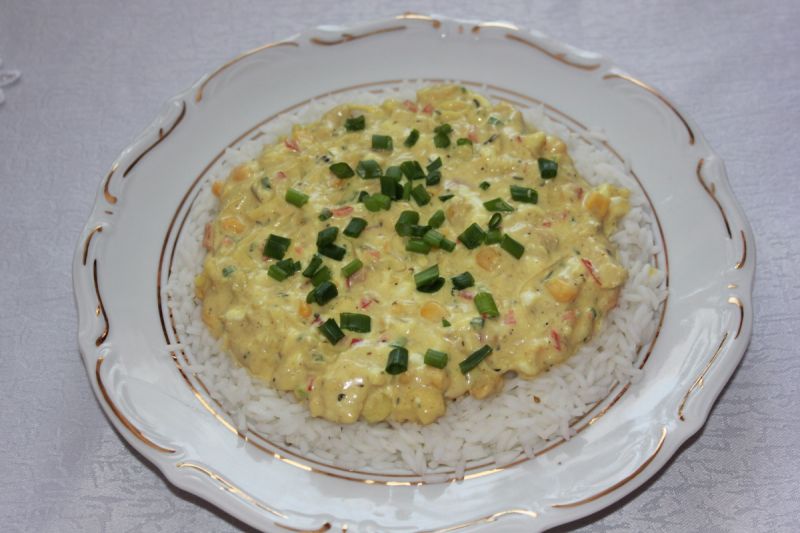 Kurczak w sosie śmietanowo-szczypiorkowym 