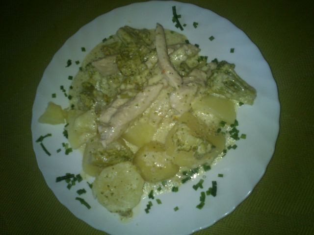 Kurczak w sosie z brokułami Mariel Kurczak w sosie z brokułami Mariel