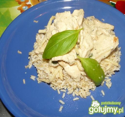 Kurczak w zielonym curry