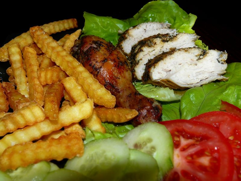 Kurczak w ziołowym rękawie