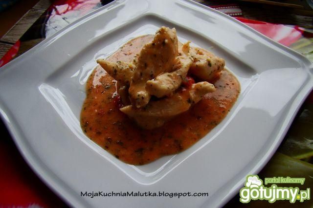 Kurczak w ziołowym sosie 