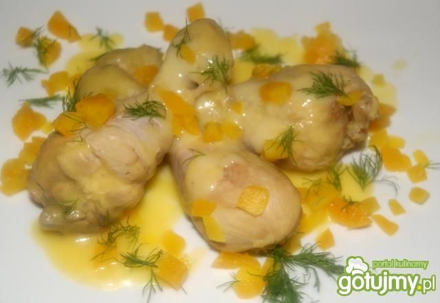   Kurczak w złotej  potrawce   