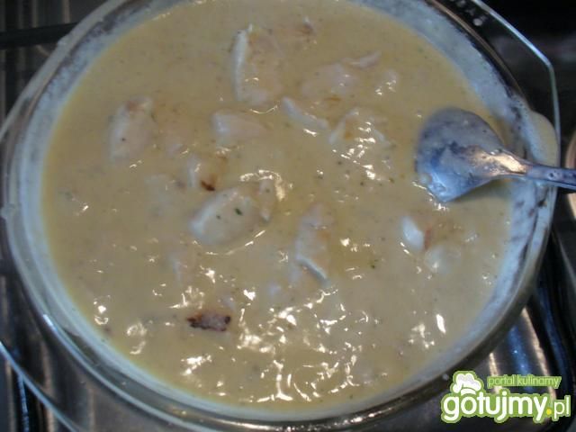 Kurczak w zupie cebulowej