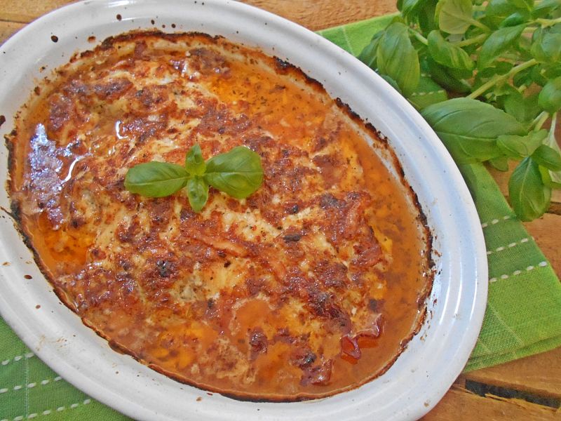 Kurczak z białą kiełbasą i majonezem